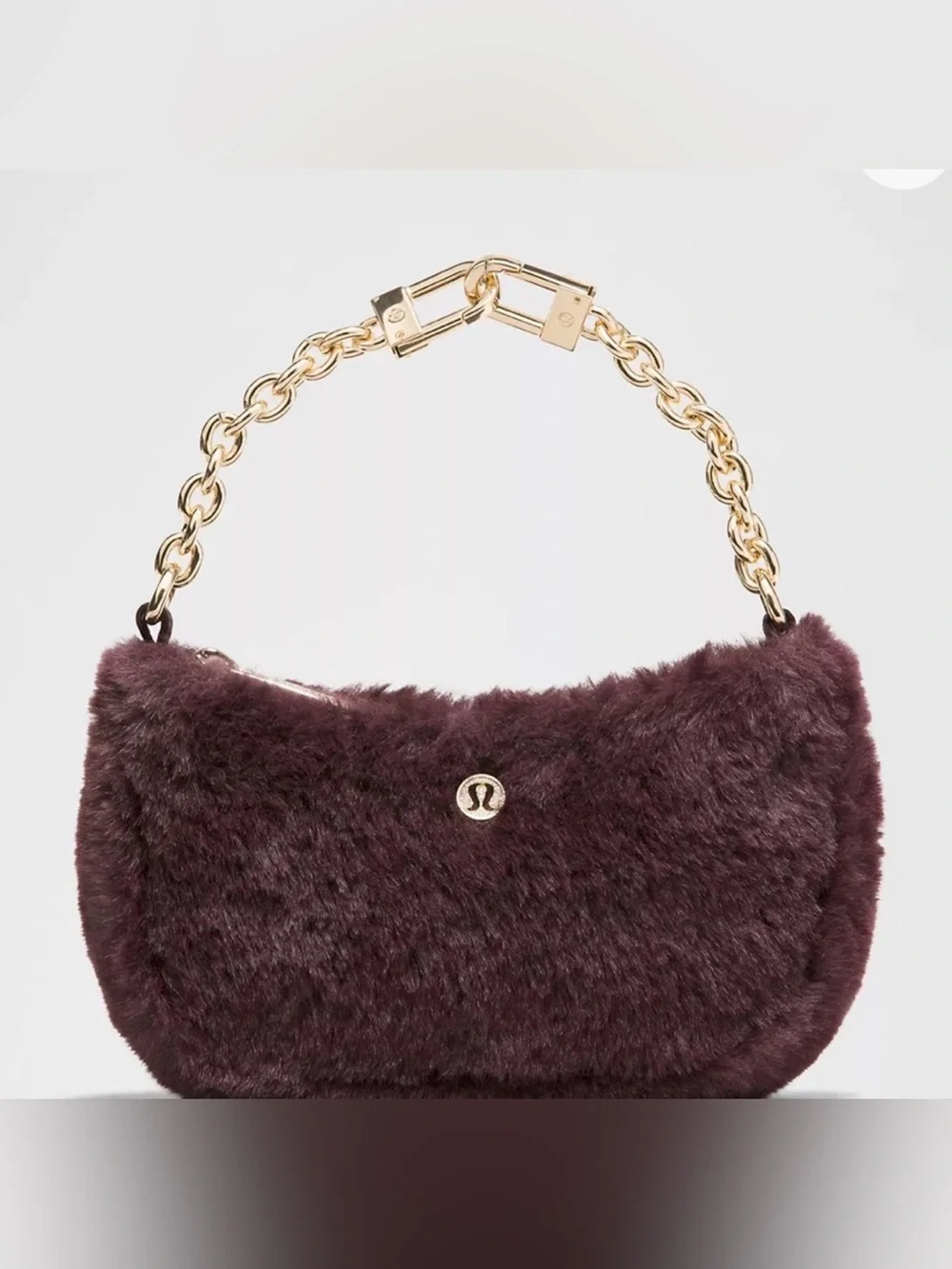 NWT Lululemon City Essentials Nano Shoulder Bag Plush Fleece